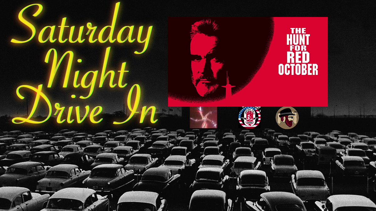 Saturday Night Drive In pulls a Crazy Ivan taking into The Hunt For Red October tonight at 6PM EST! 

Join us! @HollyScholar @LG2076News 

youtube.com/live/DlZ-kIRK1…