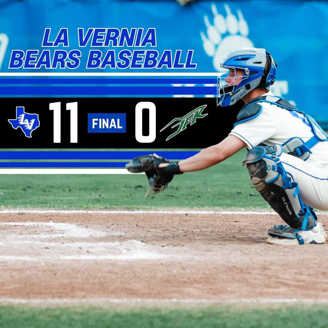 Undefeated still … the bats didn’t have to swing. The Bears walked 10 times last night! 🐻⚾️🐻⚾️

<a href="/high_vernia/">La Vernia High School</a> <a href="/LaVerniaISD/">La Vernia ISD</a> <a href="/LVsportsbooster/">La Vernia Sports Booster Club</a> <a href="/supt_lvisd/">drfhc</a> <a href="/LVISDAthletics/">LVISDAthletics</a> <a href="/AndySchmid4/">Andy Schmid</a>