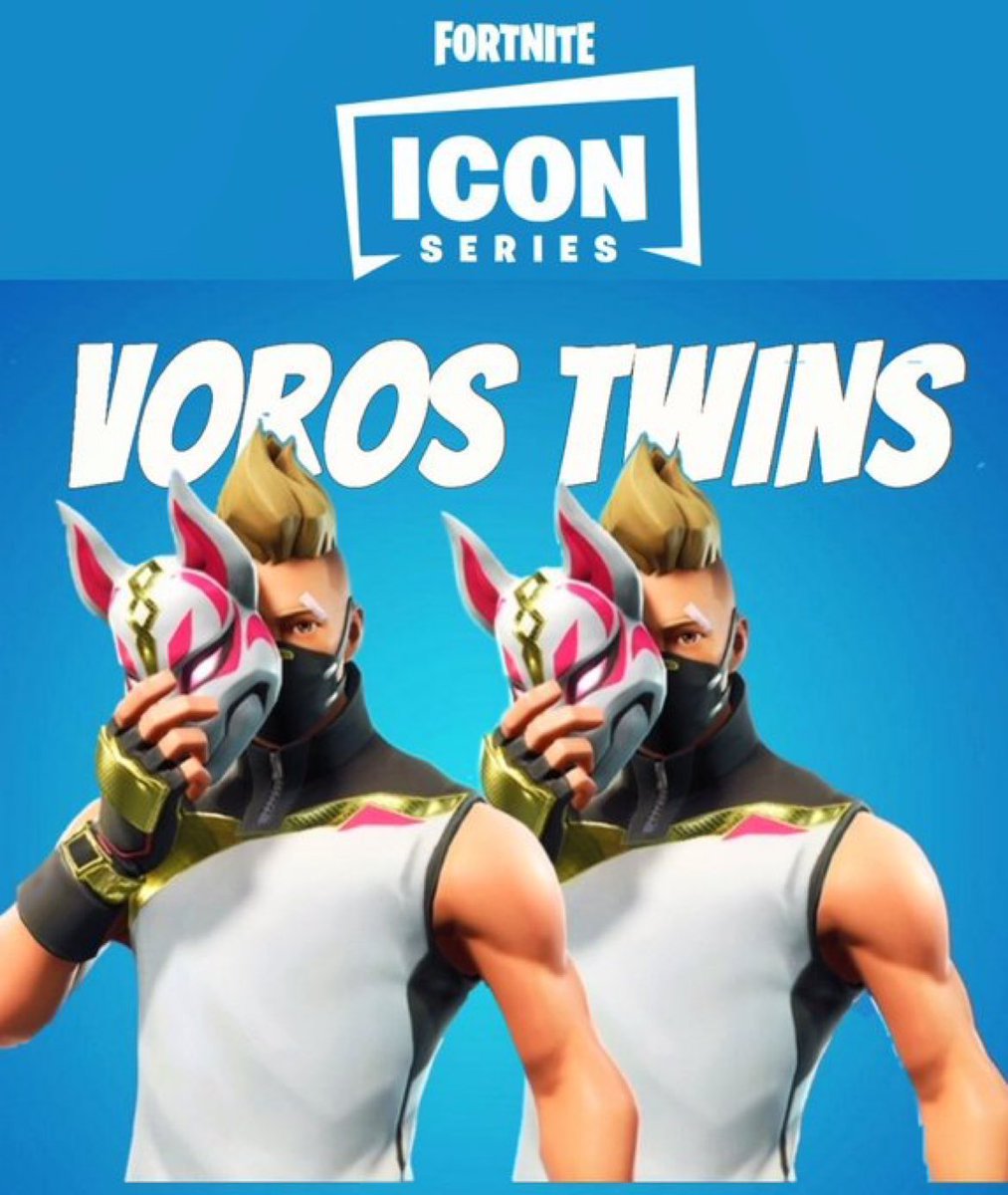 WE GOT OUR OWN FORTNITE SKIN!!!! Live now! 📎 twitch.tv/vorostwins