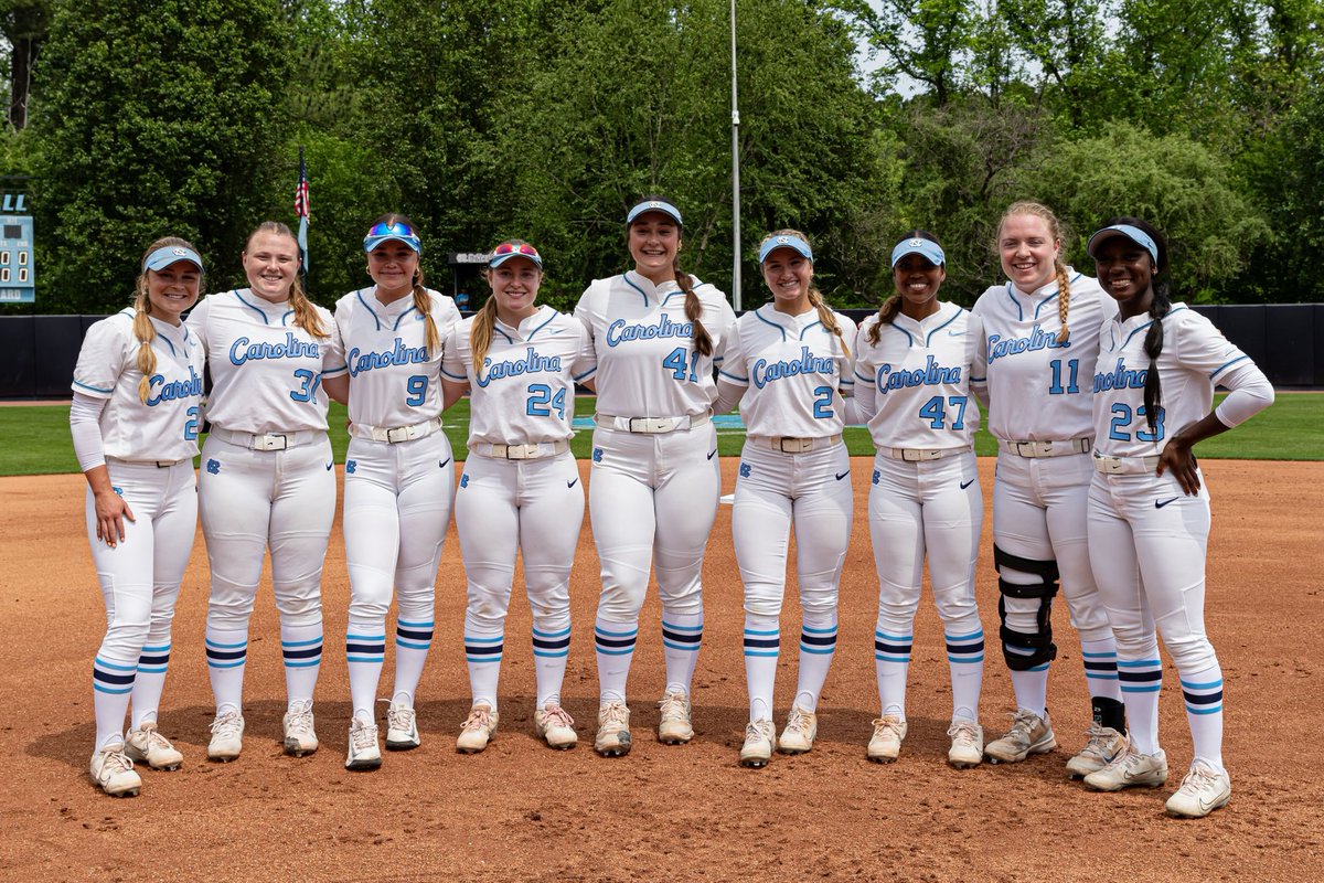 Thank you to these nine Tar Heels 💙
