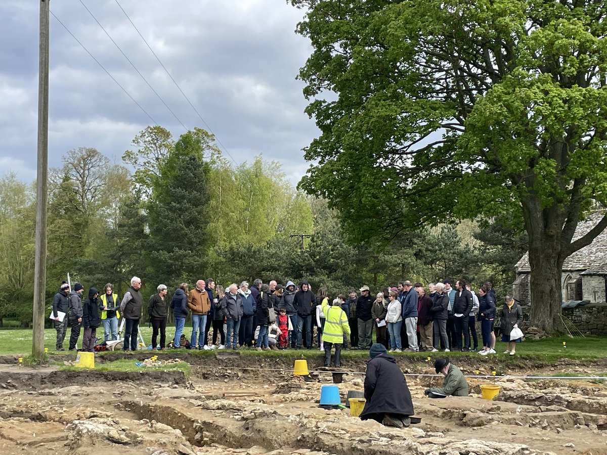 Somewhat tired after our first ever Open Day. More than 400 visitors and great #community engagement. #archaeology