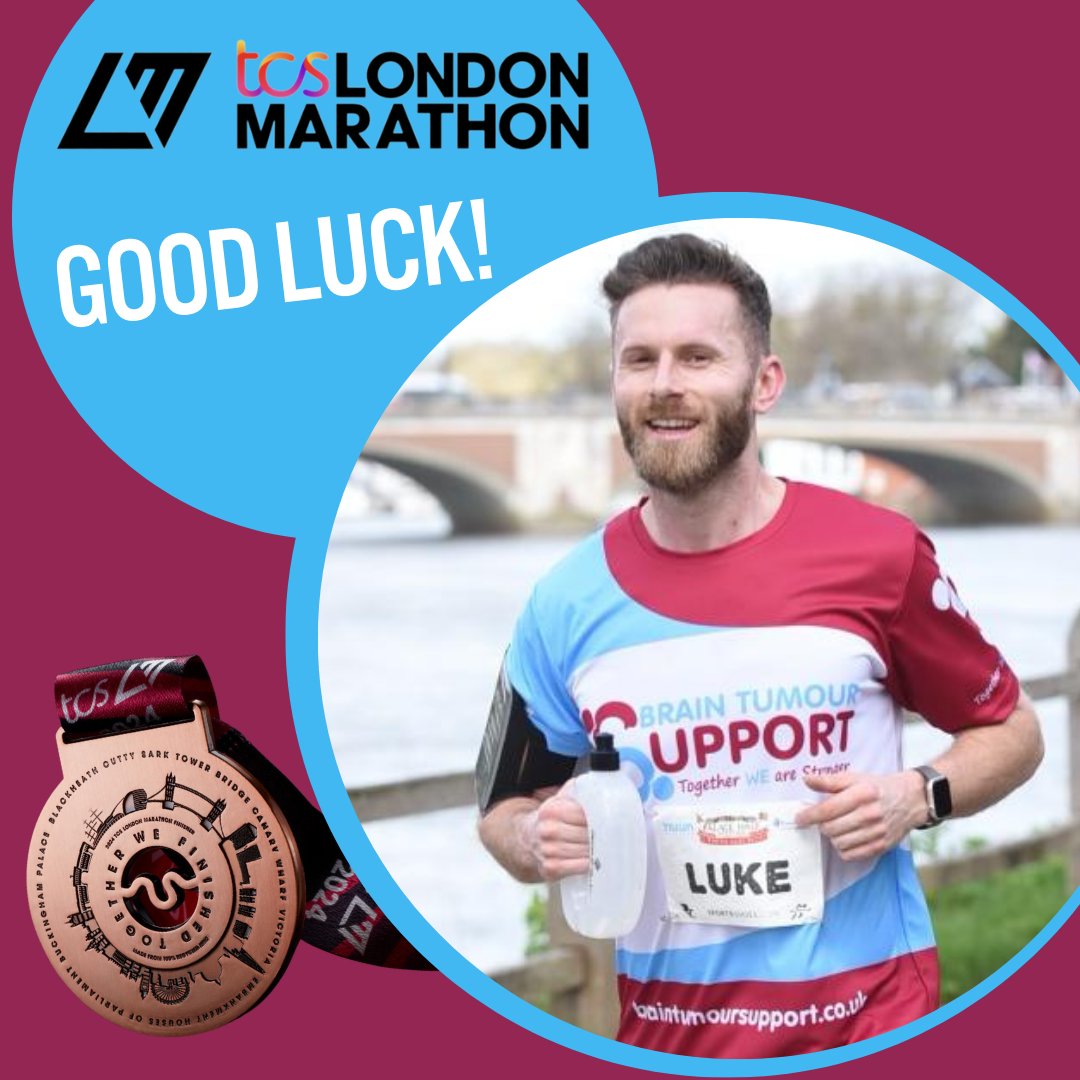 We're wishing Luke best of luck for his @londonmarathon tomorrow ❤️ with huge thanks for helping us give vital support to so many whose lives have been devastated by #braintumours 2024tcslondonmarathon.enthuse.com/pf/luke-mallar… #londonmarathon2024 #fundraise
