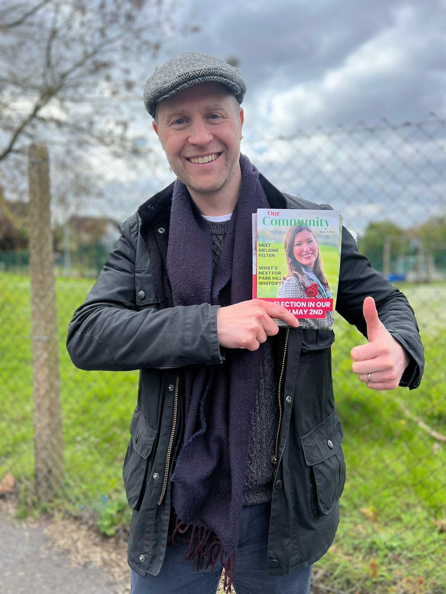 Great to be out campaigning for the brilliant @MelanieFelt in Park Hill #Croydon today. I clearly dressed to help us win the farming vote! 😄 #LabourDoorstep