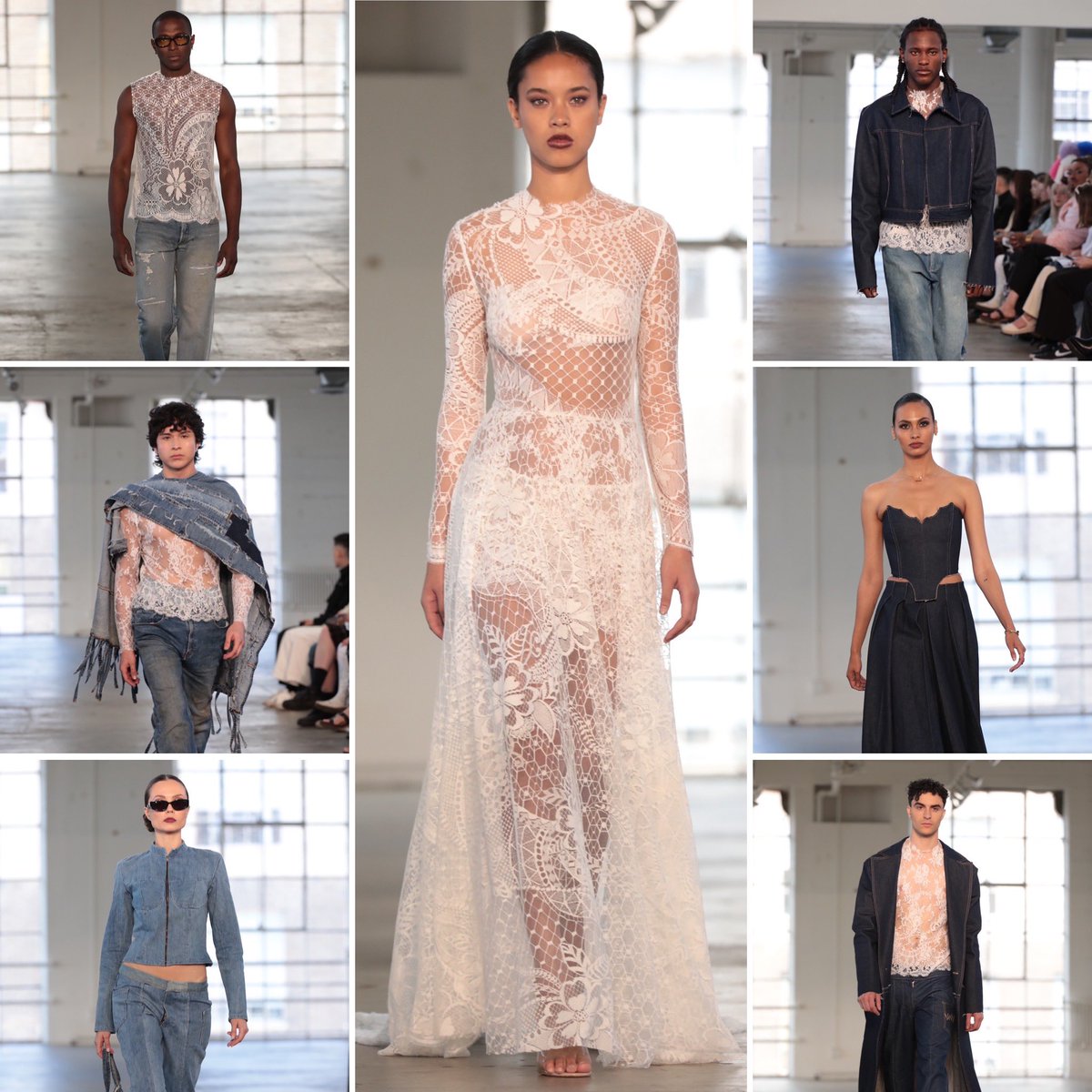SentryxHQ's tweet image. FIDM DEBUT 2024 Collections 📸 In PHOTOS ➡️ Designer &amp;amp; @FIDM Advanced Fashion Design Program graduate Kevin Sayari “Wabi Sabi”Collection using denim &amp;amp; @Solstiss French Lace
📸: @_abimages @alexberliner #fidmdebut