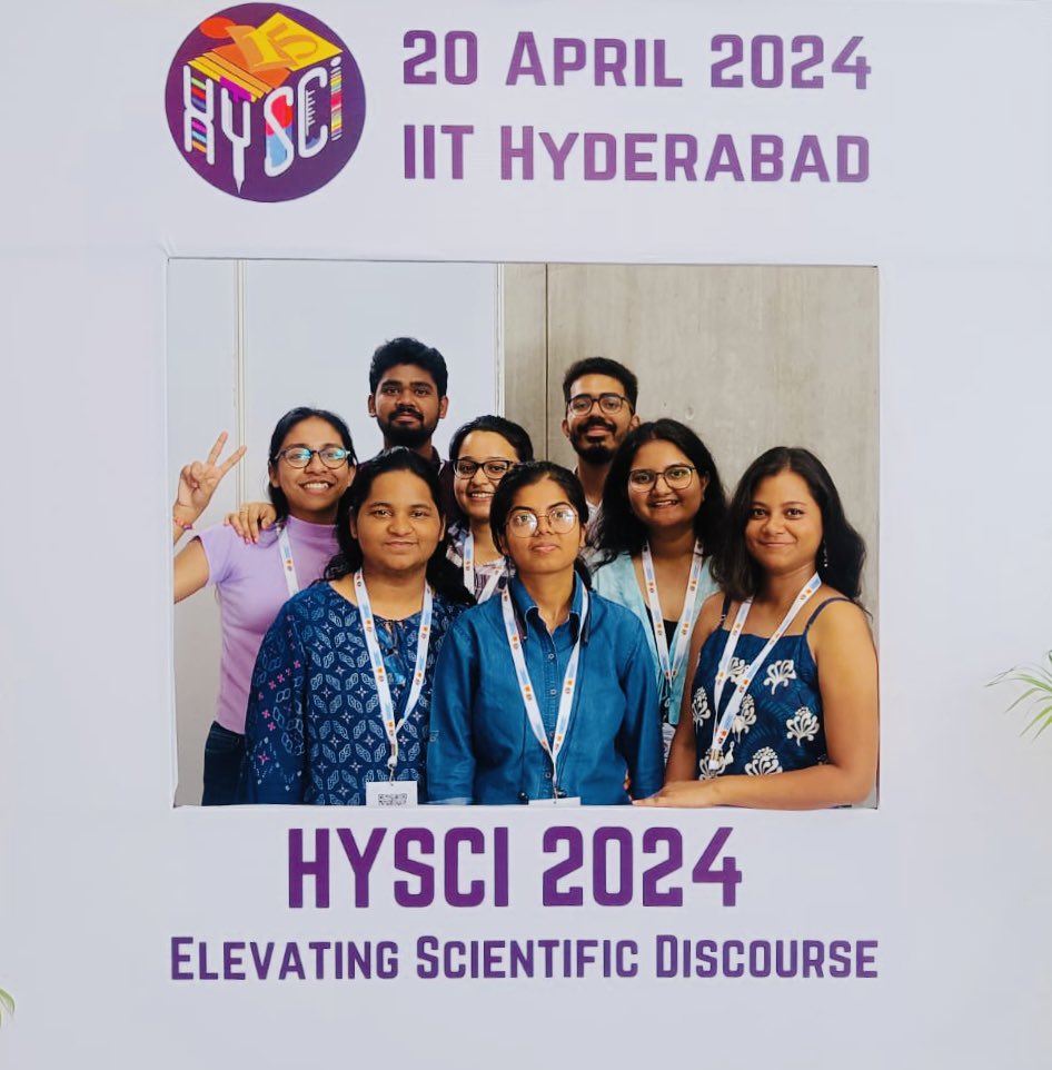 sriram_varahan's tweet image. Happy to see @HySciConference provide a great platform for students/postdocs to showcase their work. Our lab had a great time this year @dhrumishah99 gave her first talk @SudharsanM17 @Phatak6Phatak presented their first posters &amp;amp; @ishvarya_suresh bagged the 1st prize for #sciart