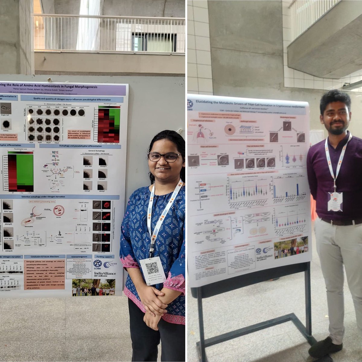 sriram_varahan's tweet image. Happy to see @HySciConference provide a great platform for students/postdocs to showcase their work. Our lab had a great time this year @dhrumishah99 gave her first talk @SudharsanM17 @Phatak6Phatak presented their first posters &amp;amp; @ishvarya_suresh bagged the 1st prize for #sciart