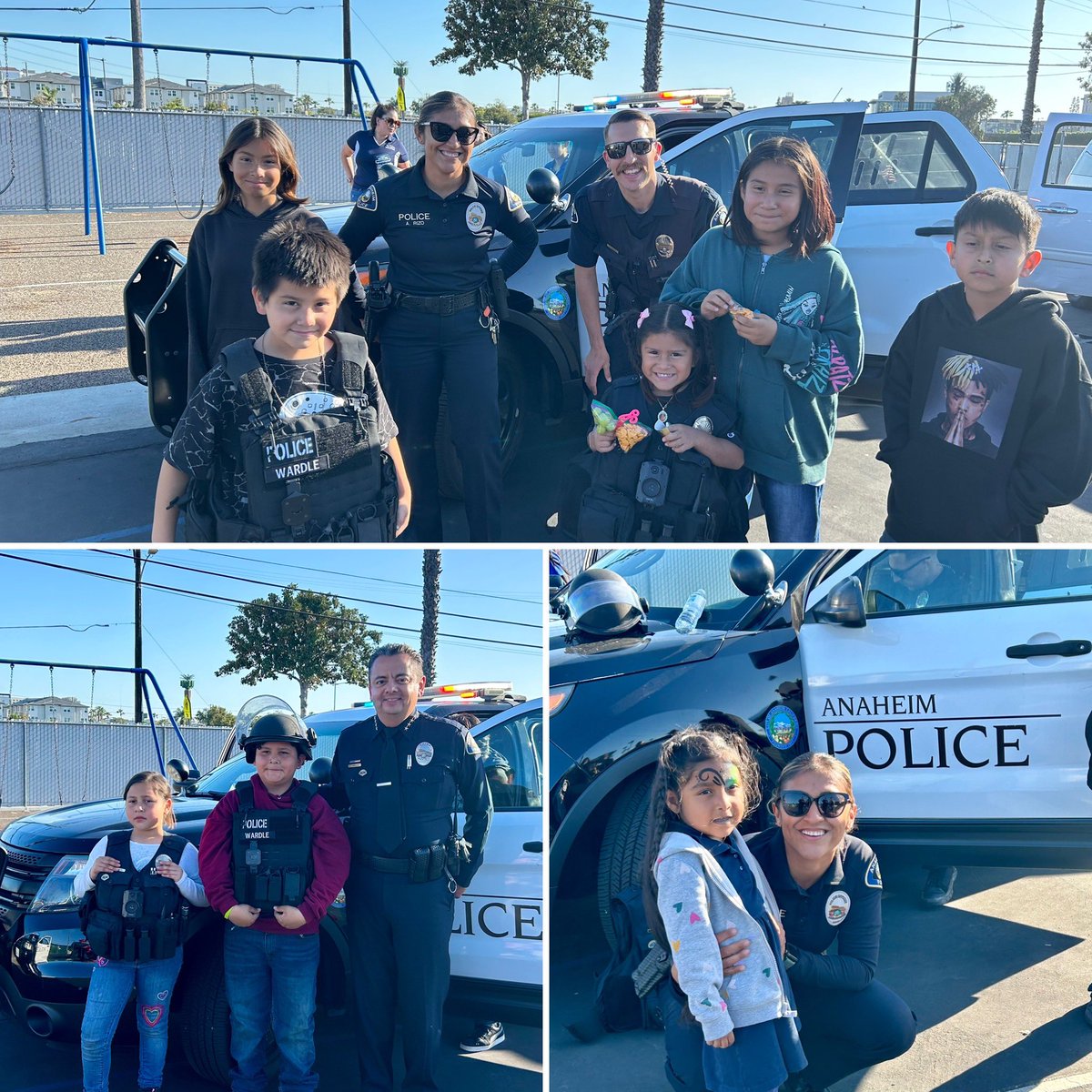 Rick_Armendariz's tweet photo. Our School Resource Officers are always a hit!

Thank you to Revere Elementary School for hosting a Community Resource Fair for their parents and students. Definitely some future APD officers in this group! 

@AnaheimPD https://t.co/OuBr0Jry5j