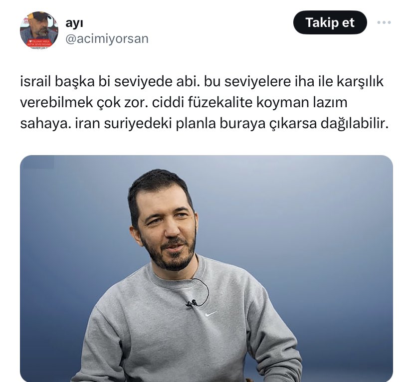 😅 Twitter'ın en komik akımını, İran-İsrail savaşını futbol yorumcularına uyarlayan kullanıcıların tweetlerini sizler için derledik 👇🏻