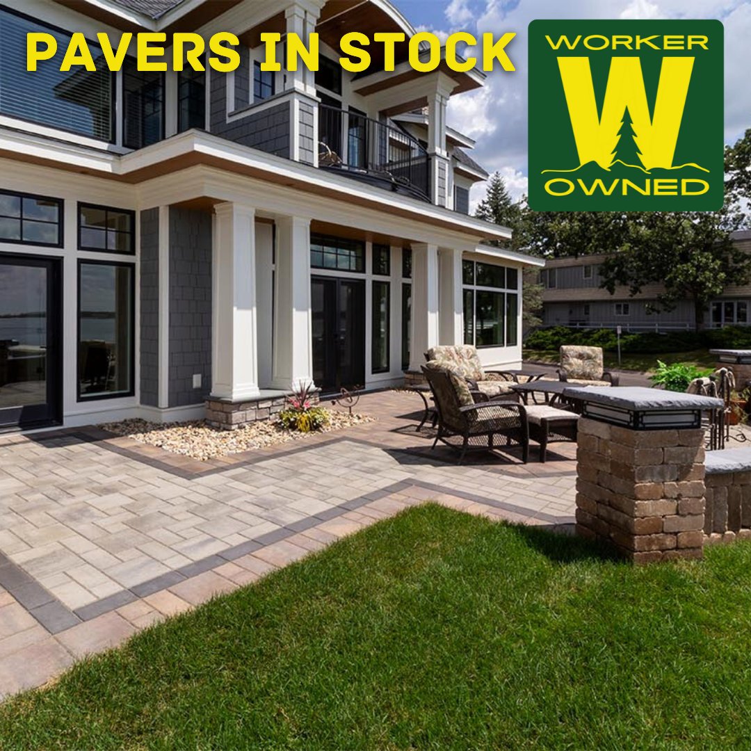 ☀🧱 𝐏𝐀𝐕𝐄𝐑𝐒 & 𝐁𝐋𝐎𝐂𝐊𝐒 𝐈𝐍 𝐒𝐓𝐎𝐂𝐊 🧱☀

Also in stock at Ward Lumber!
🌱 Mulch
🧱 Fire Pits
🌱 Outdoor Living Kits
AND MORE!

🟢 Stay Local and Shop Worker-Owned at Ward Lumber! 🌲

#landscapingsupplies #pavers #hardscaping #shopcoop #workerownedcoop