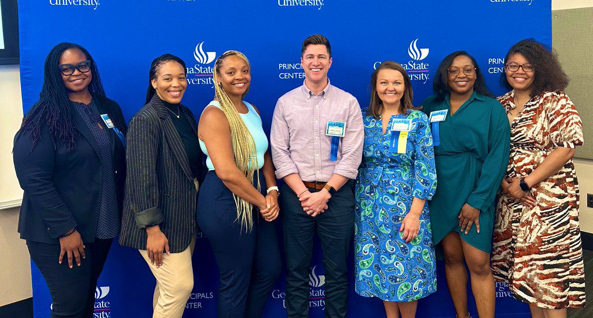 Grateful for the experience at today's event with my Tier 2 cohort at @GSUEdLead! Engaging discussions and learning from others made it truly valuable. Also, proud to have had the opportunity to share my research and the work/accomplishments of @CambridgeHS1 🐻#GSUEdLead @FCSPLLD