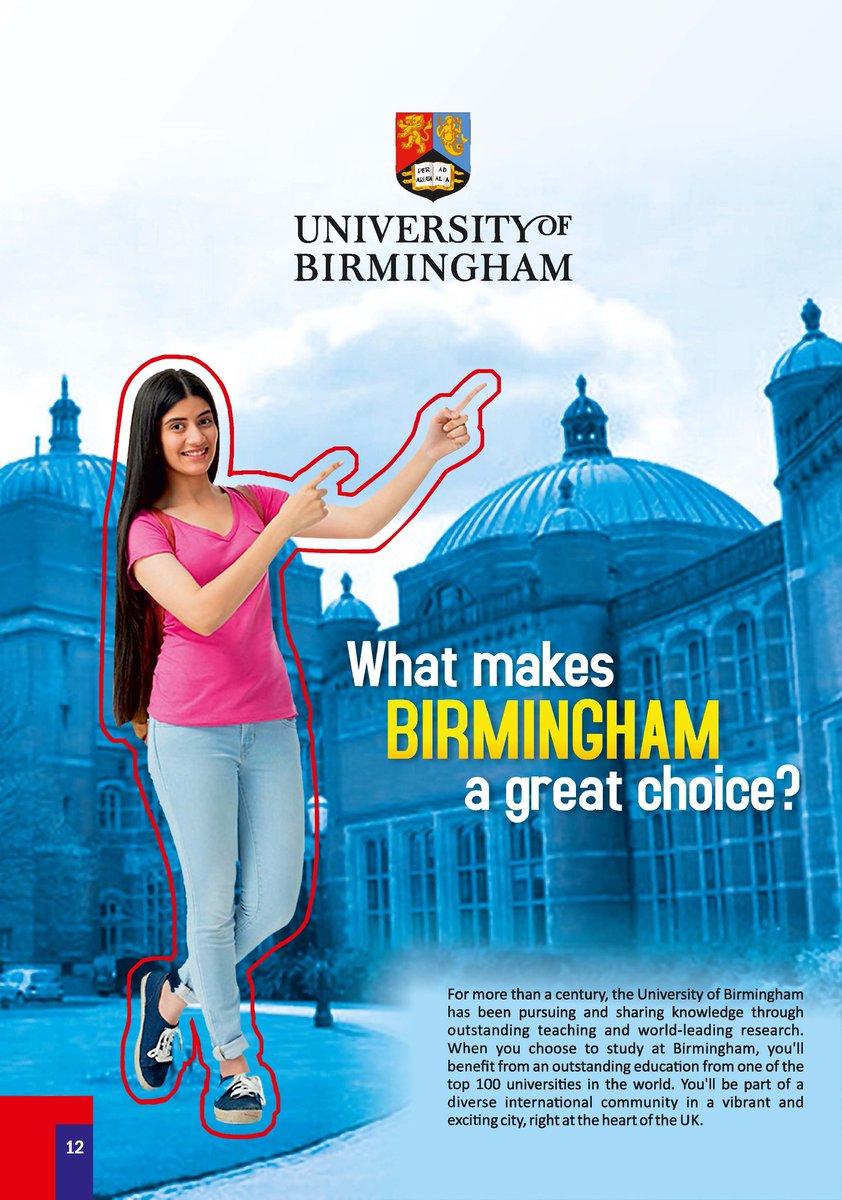 The University of Birmingham is well-known for its outstanding track record in placements, ranking 5th in the UK for graduate prospects.

Apply now for upcoming intake.
Call - 9205519559, 8448904204
Email - info@rapidexeducation.com

#studyinuk  #universityofbirmingham #uk