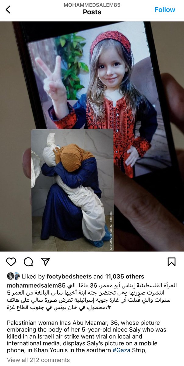 The girl behind the photo. A reminder that Palestinians killed by Israel are not just numbers or white shrouds. They were once smiling 5 year olds who once hoped for peace. ✌🏽 💔😞