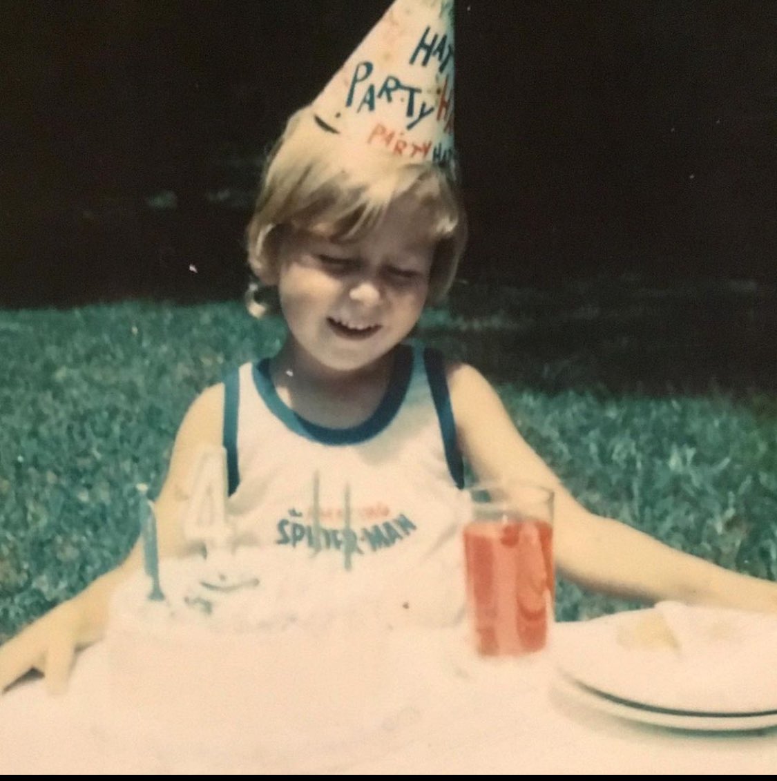 Me at my 4th birthday party, wishing you’d stop being so needlessly bitchy about movies.