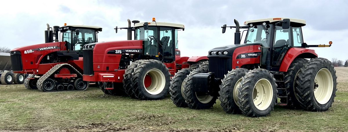 Just posted video from Didion Brothers farm auction this past Tuesday in Bellevue, OH by The Wendt Group. 3 Versatile tractors sold very strong. Also in video - '97 New Holland 8970 w/ 5746 hrs and sharp '13 JD S670 w/ 1678 engine hrs - sold very strong: machinerypete.com/media_posts/di…