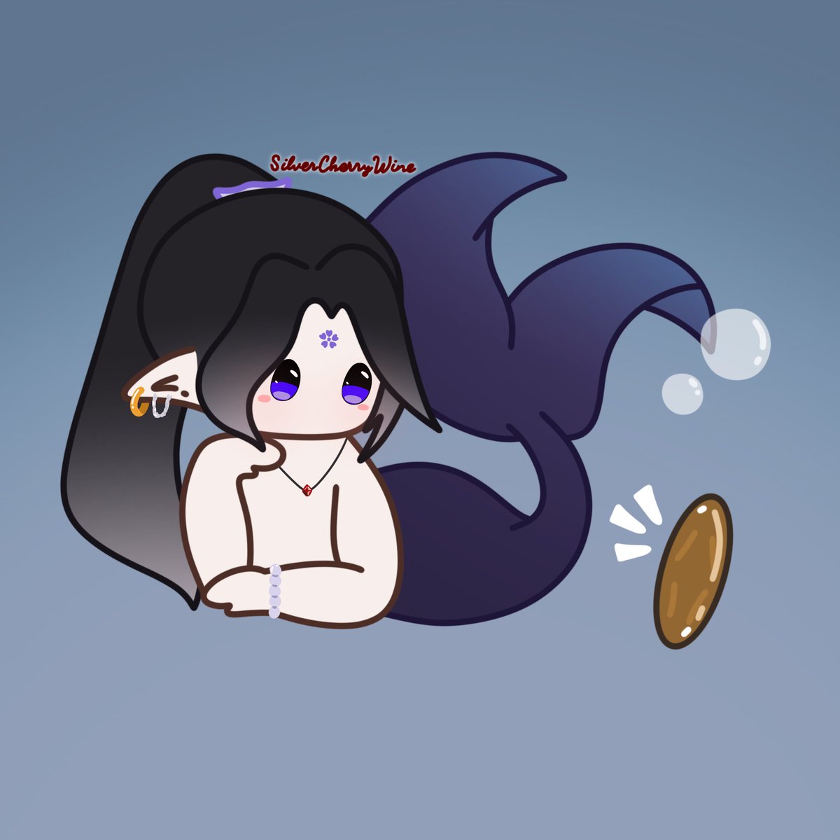 Mermaid Mu Qing just found a mirror

#muqing
#tgcf