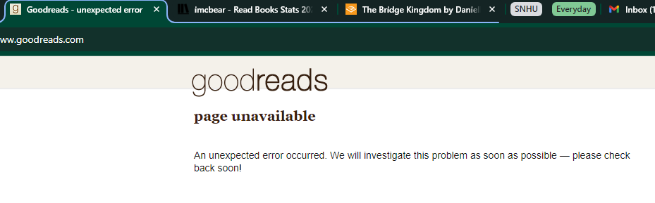 god i love @goodreads