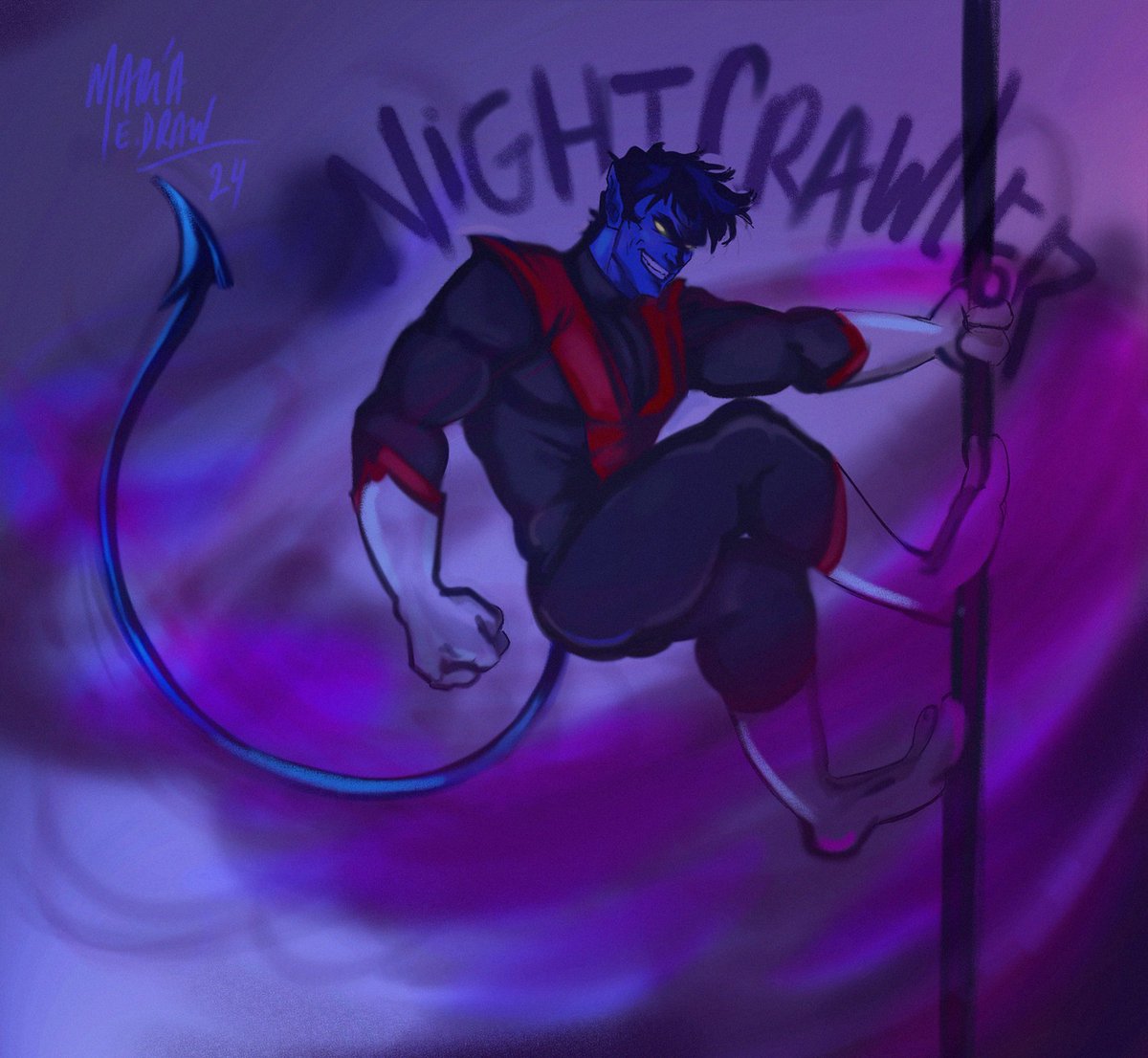 Nightcrawler 

#XMen97 #xmen #fanart