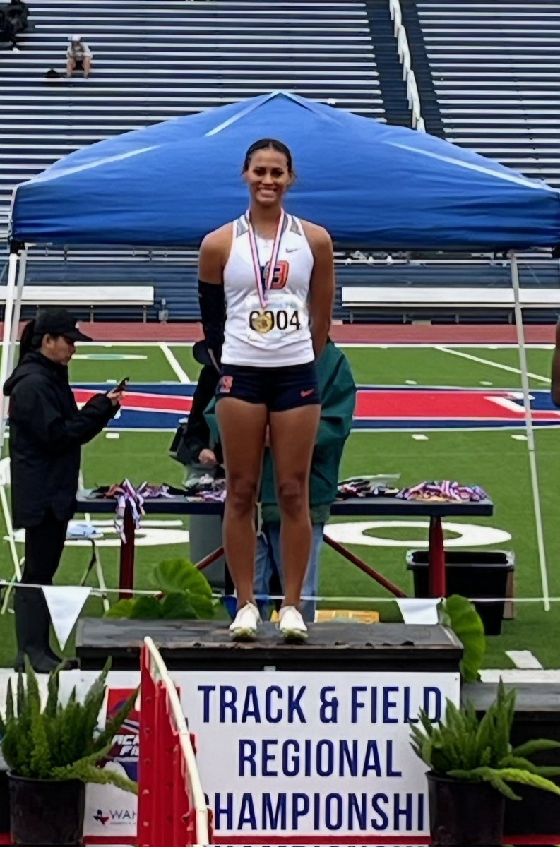 Lily Harden won the 100-meter hurdles with a time of 13.98 (w:0.9m/s)! #StateBound