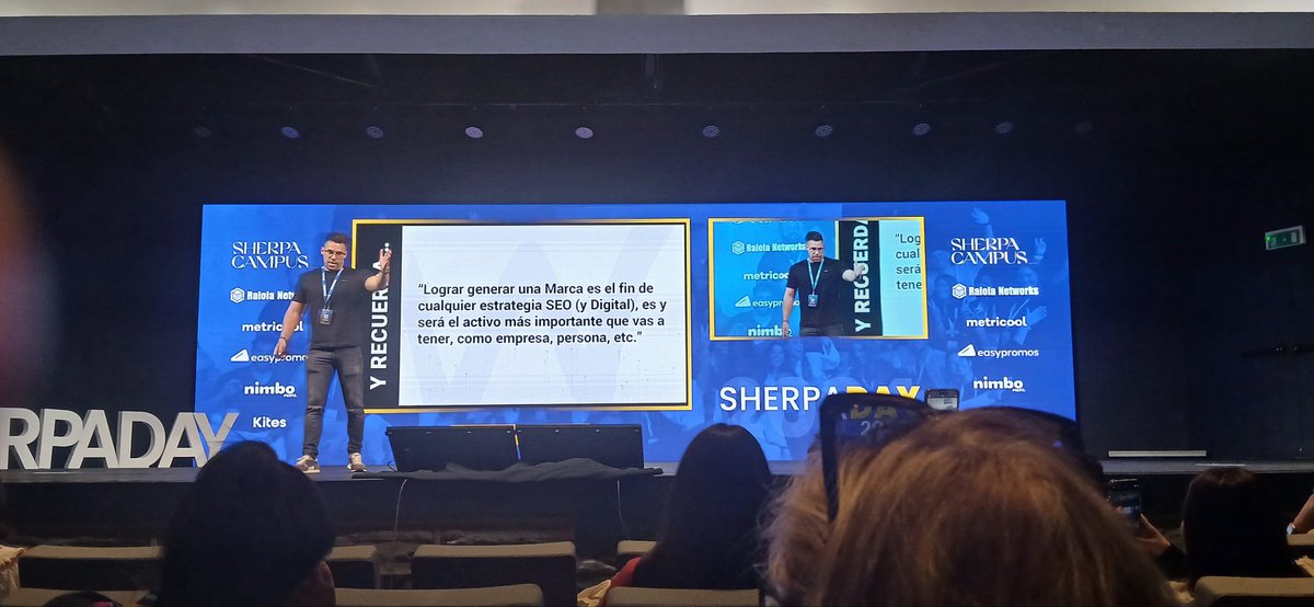 <a href="/ac2ality/">Ac2ality</a> <a href="/jordireche/">Jordi Reche</a> Grandísima ponencia en Luis M. Villanueva #sherpaday24.

Muchas gracias <a href="/sherpa_campus/">Sherpa Campus | Tu escuela de Marketing Digital</a> por esta gran mega conferencia. ¡Salgo con la adrenalina por los aires! 🥰❗️