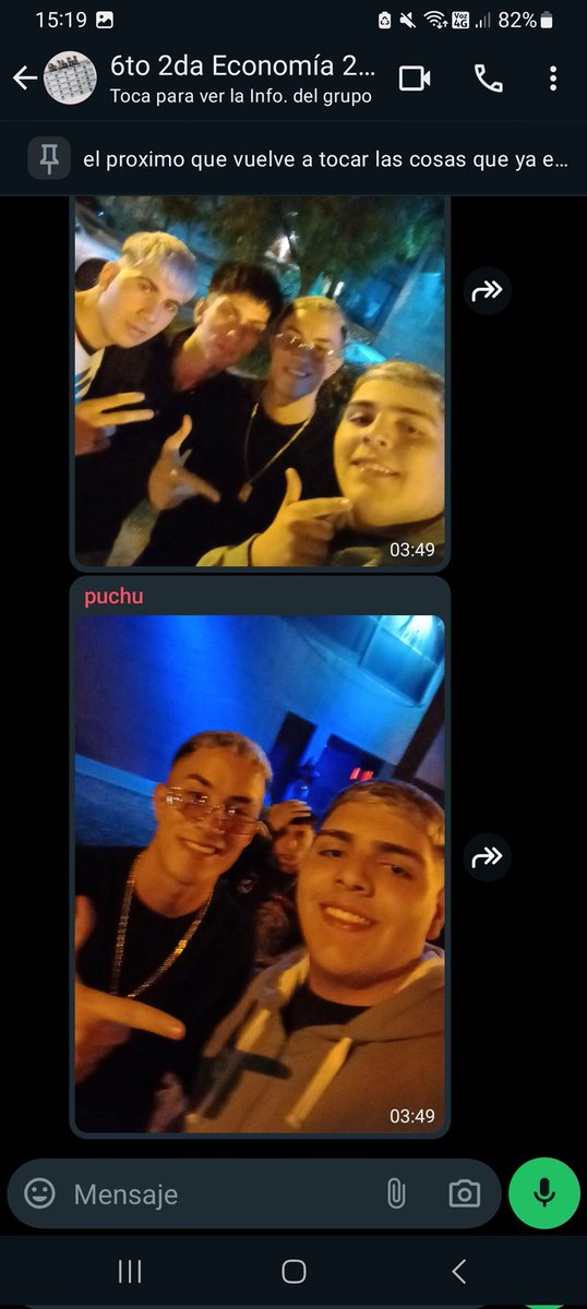 los rebotaron del boliche y cuando fueron a mear se cruzaron a pereira ajajajajajja