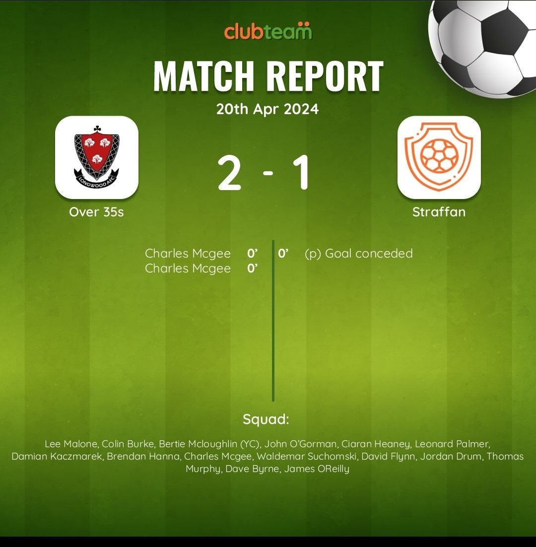 Longwoodafc's tweet photo. @Longwoodafc well done to our O35s in their 1st game of the season https://t.co/UuTCq8d9UB
