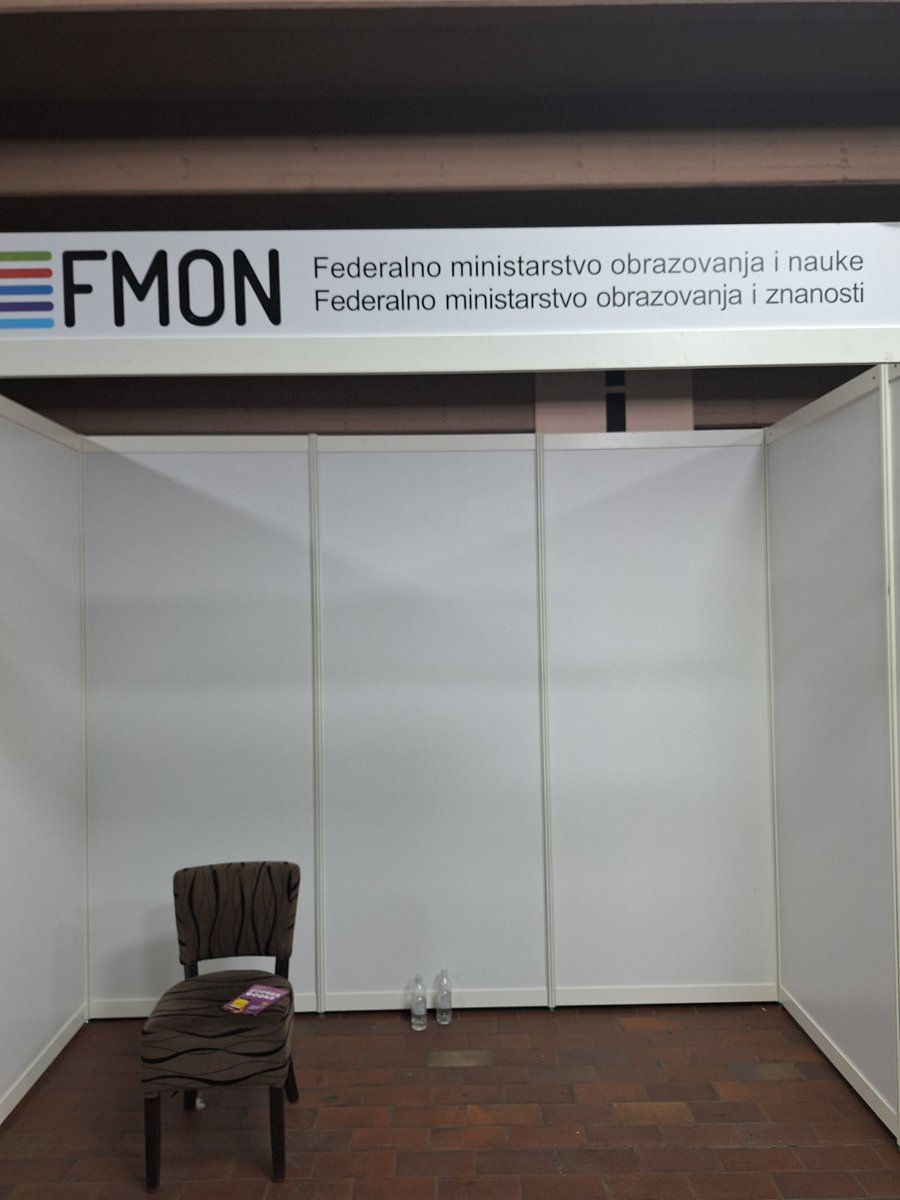 fuadidi's tweet photo. Danas, Sajam knjiga, Skenderija
#BookFair #Sarajevo #FMON https://t.co/MziXkapHXT