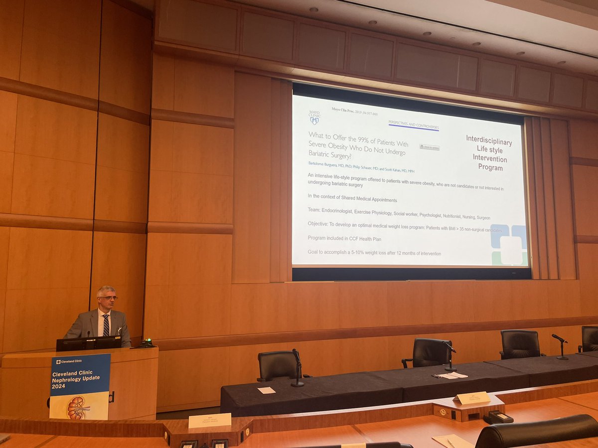 AliMehdiMD's tweet photo. Continuing the obesity discussion with the chair of our medical specialities institute @ClevelandClinic , endocrinologist and obesity specialist Dr. Burgeura… a general update on obesity management! We need to be part of the solution! #CCNephUpdate24 https://t.co/xNnlfDqHOE