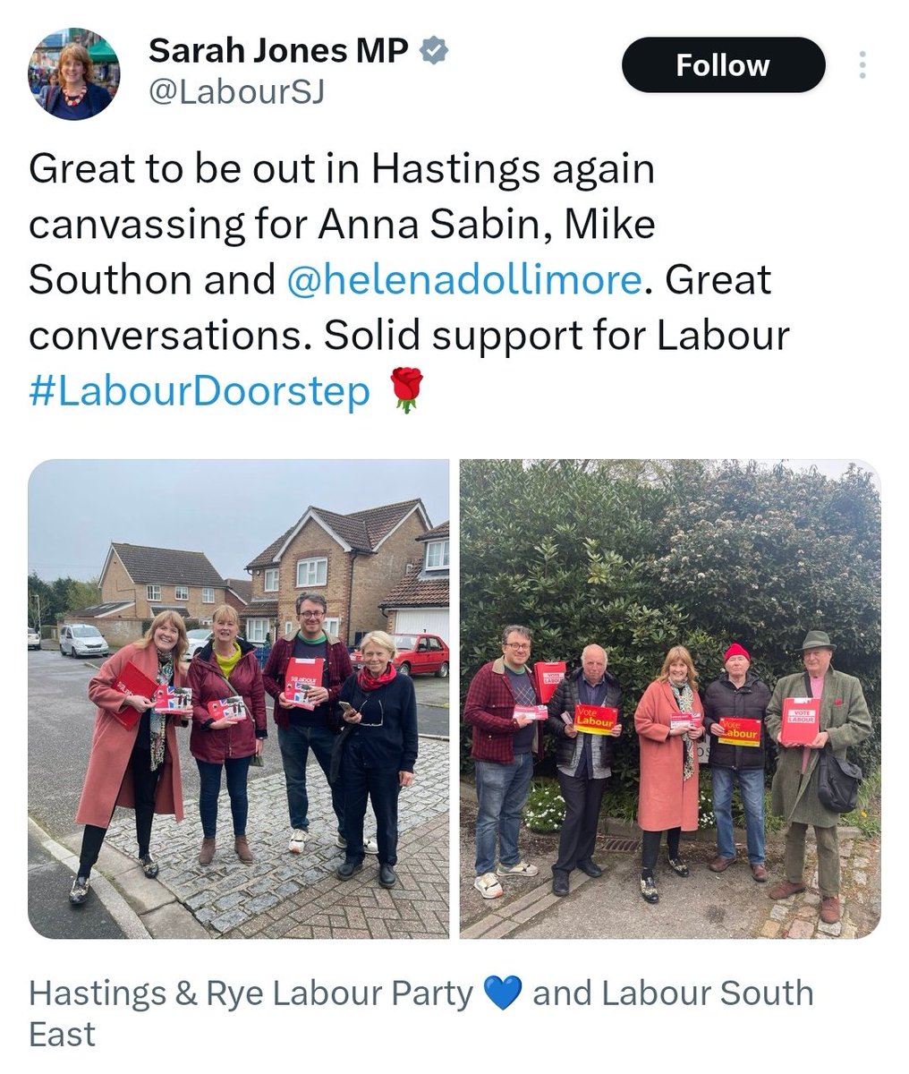 Croydon MP out canvassing for #WheresHelena with a misogynistic councillor who was deselected in 2019 for aggressive behaviour by the party, now has had to post an apology again this week on the Labour Party page for further 'regrettable comments'. The party is keeping him as a