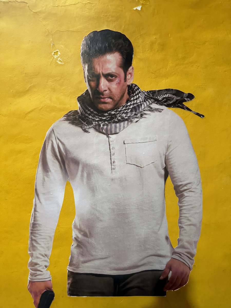 I have a poster of #SalmanKhan from #EkThaTiger on my house wall. Tell me everyone how it is ?