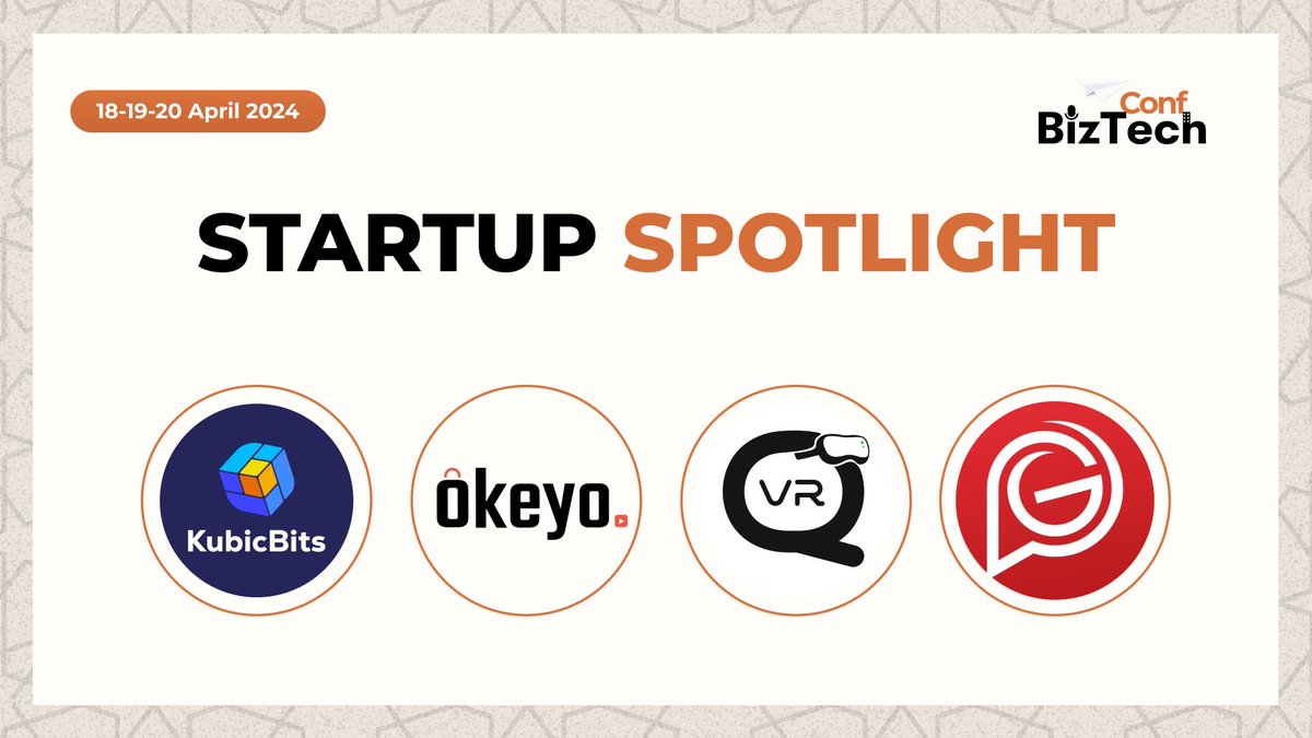 BizTechConf's tweet photo. Don't forget to join us at 8:30 PM for the Startup Spotlight, a pitch session for Moroccan startups. 

https://t.co/8n7FjXQQNL https://t.co/7y7BmEaEUX