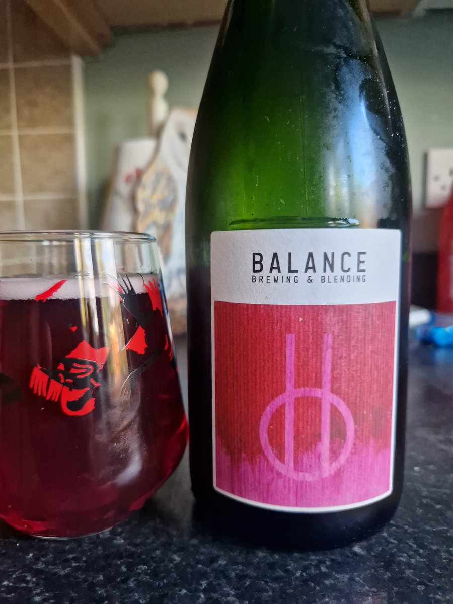 This has gotten even better with a little age. @balancebrew #sloeberries have got to be #Britain verison of a #kreik. Please more of this