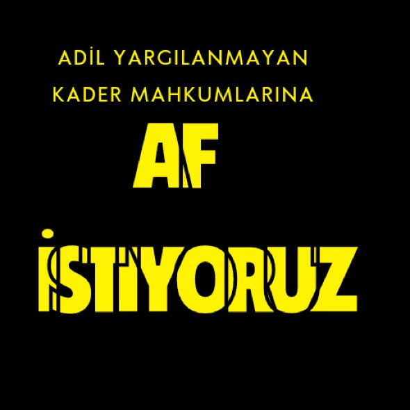 Milyonlar 'Adalet'diye haykırıyor
  👇👇🚨🚨🚨🚨

 Adli mahkuma ayrımsız af istiyoruz @yilmaztunc 

 #KırkSekizinciReisAffı
istiyoruz @RTErdogan