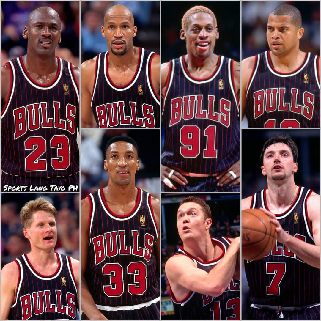 Najbolji tim svih vremena. Chicago Bulls 1996/97 Jordan, Harper, Rodman, Williams, Ker, Pipen, Longley i Kukoč. Još su igrali Wellington, Caffey, Brown, Parish. Coach P. Jackson U RS je skor 69/13. PO EC1 Bullets 3:0, EC2 Hawks 4:1, ECF Heat 4:1. POF Jazz 4:2