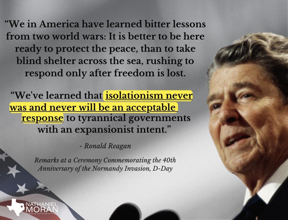 President Reagan was right then, and he’s right now.