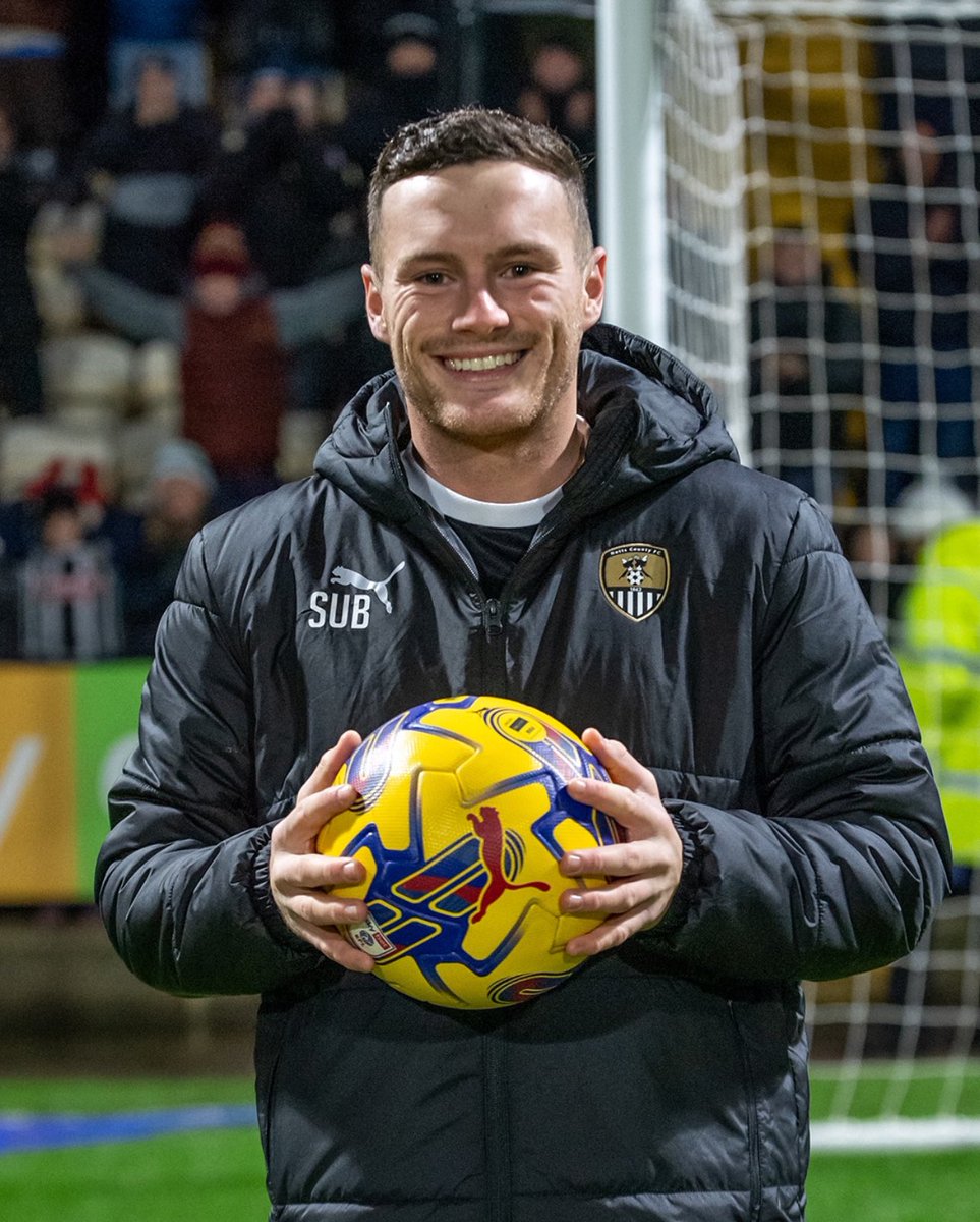 That football is going to look real good replaced with the golden boot next week… 28 and counting, 70 league goals in his two seasons so far here. A man that deserves a shot to play at the highest level, with or without us. 👏 #Notts