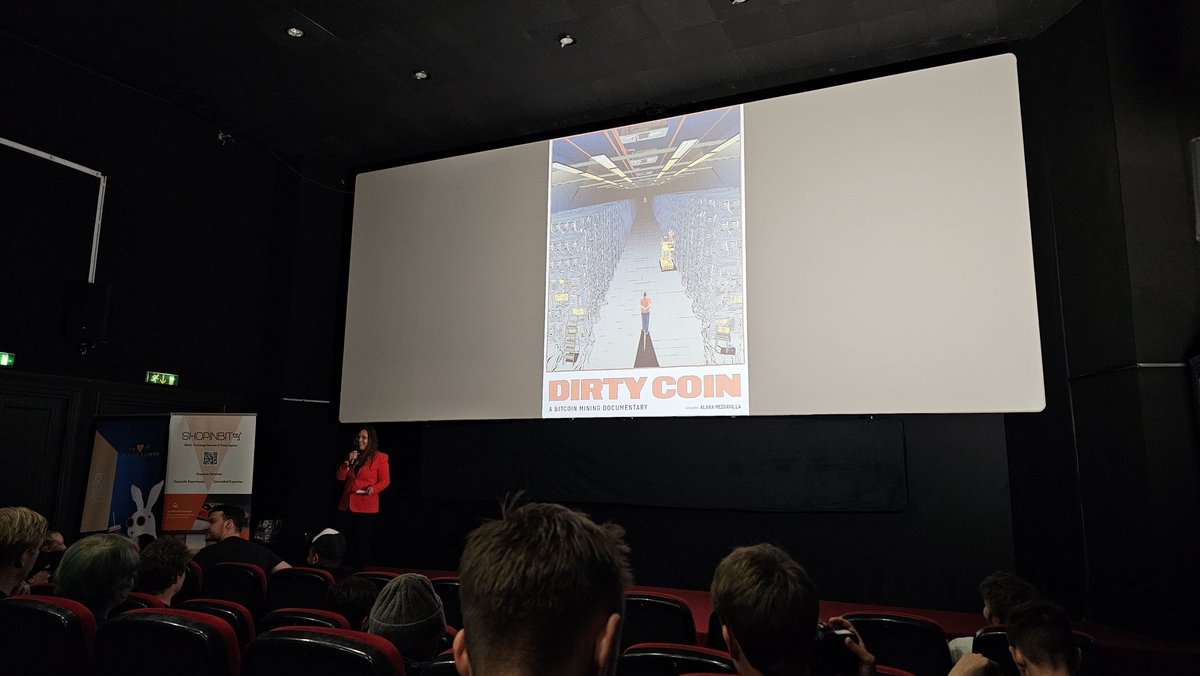 QuestioningBTC's tweet image. Just watched @DirtyCoinDoc at the @bitcoinfilmfest.

You smashed it @AlanaMediavilla 

Now let's party 🥳 

#bitcoin #dirtycoin #mining
