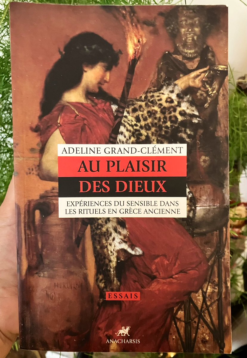 Pour tous ceux qui s’intéressent à la Grèce ancienne : ce livre d’Adeline Grand-Clément paru chez @Anacharsis_Edit est remarquable : une plongée sensible d’une grande intelligence et un pur bonheur de lecture!