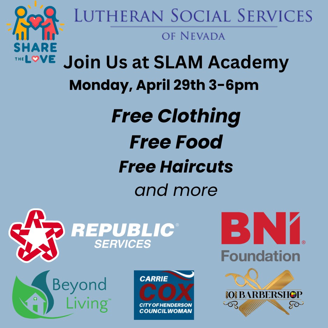 LutheranSSN's tweet photo. Meet us at SLAM Academy, Monday, April 29th 3-6pm. https://t.co/H05YOLbuE3