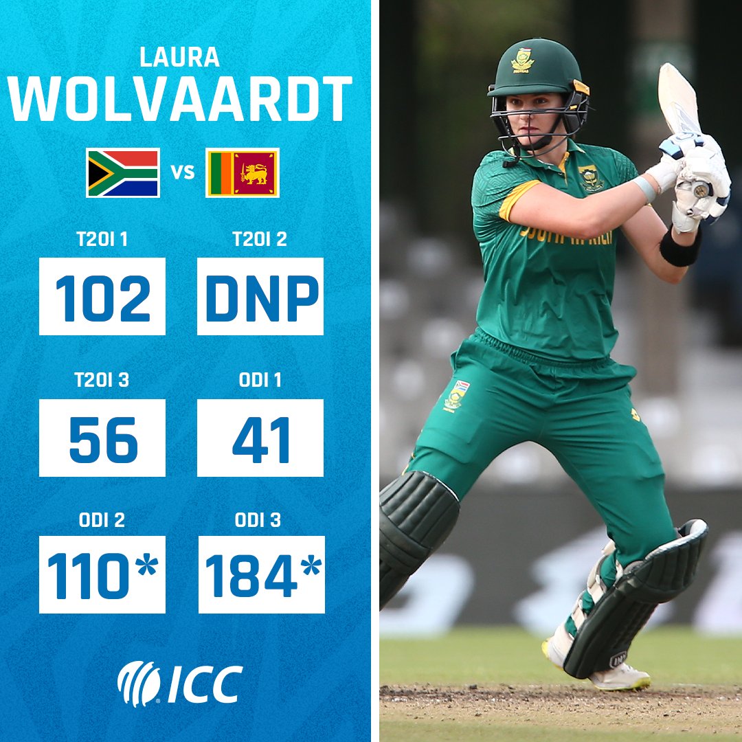 Laura Wolvaardt was unstoppable in the white-ball series against Sri Lanka 👊

#SAvSL
