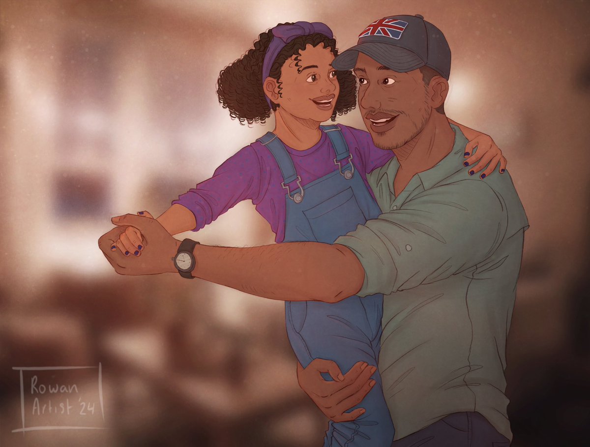 “Dad? Will you dance with me like they do in the film?”
“Of course. May I have this dance, Princess Bee?”

Based on a thread I wrote the other day, in which Kyle dances with Rosie <3
#kylegazgarrick