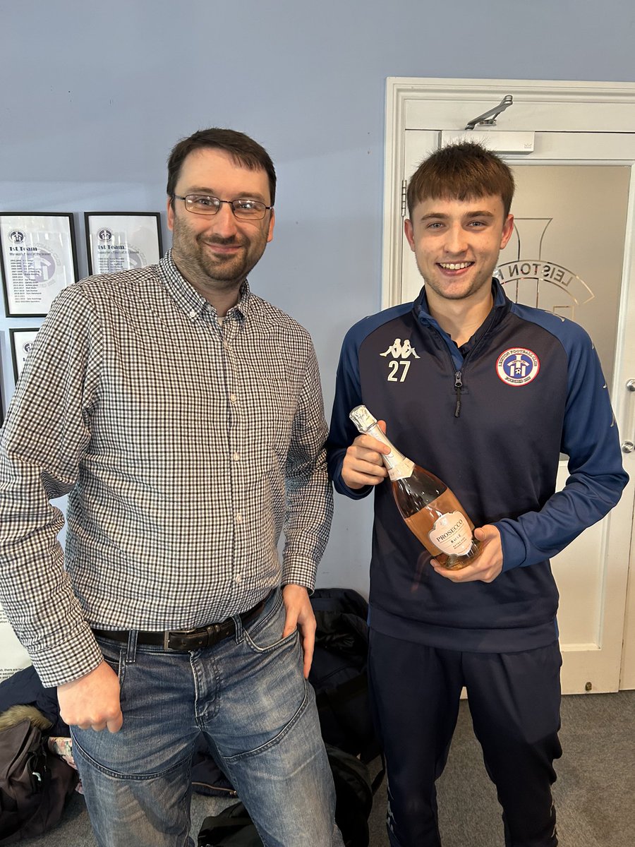 MAN OF THE MATCH Congratulations to 16 year old goalkeeper Marcus Mehew who was selected as the Blues man of the match against @LeamingtonFC today. Thanks to Suffolk Truck Sales Ltd who sponsored today’s game and also to Mr Tim Hudson for sponsoring the match ball.