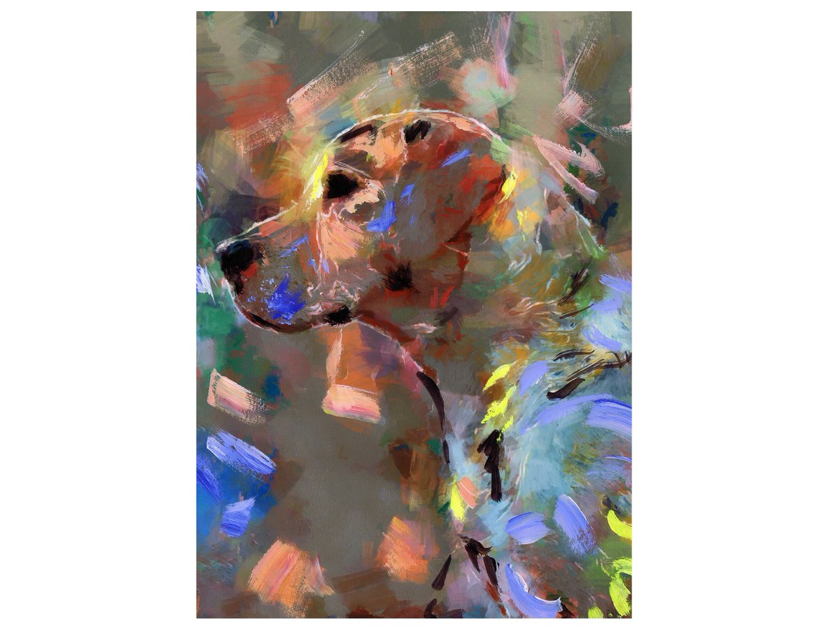 OscarJetson's tweet photo. Yellow / Fox Red Labrador Dog Wall Art Print, Labrador Dog Memorial, Abstract Dog Picture Gift Choice of Sizes Hand Signed Abstract Modern https://t.co/EB77zpRBFU #DogFishArtCo #Etsy #LabradorArtwork https://t.co/ZMAReRs5NY