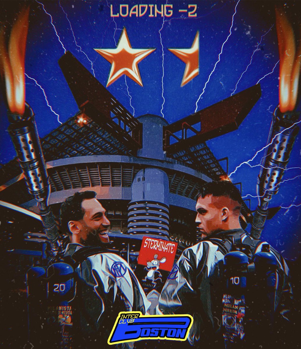 🚫🐀🪤🔥 LOADING -2 🖤💙🐍
@Inter @linea_inter @Inter_Xtra  #derbydellamadonnina #forzainter #pazzainter #neroazzurri  #SerieA #scudetto