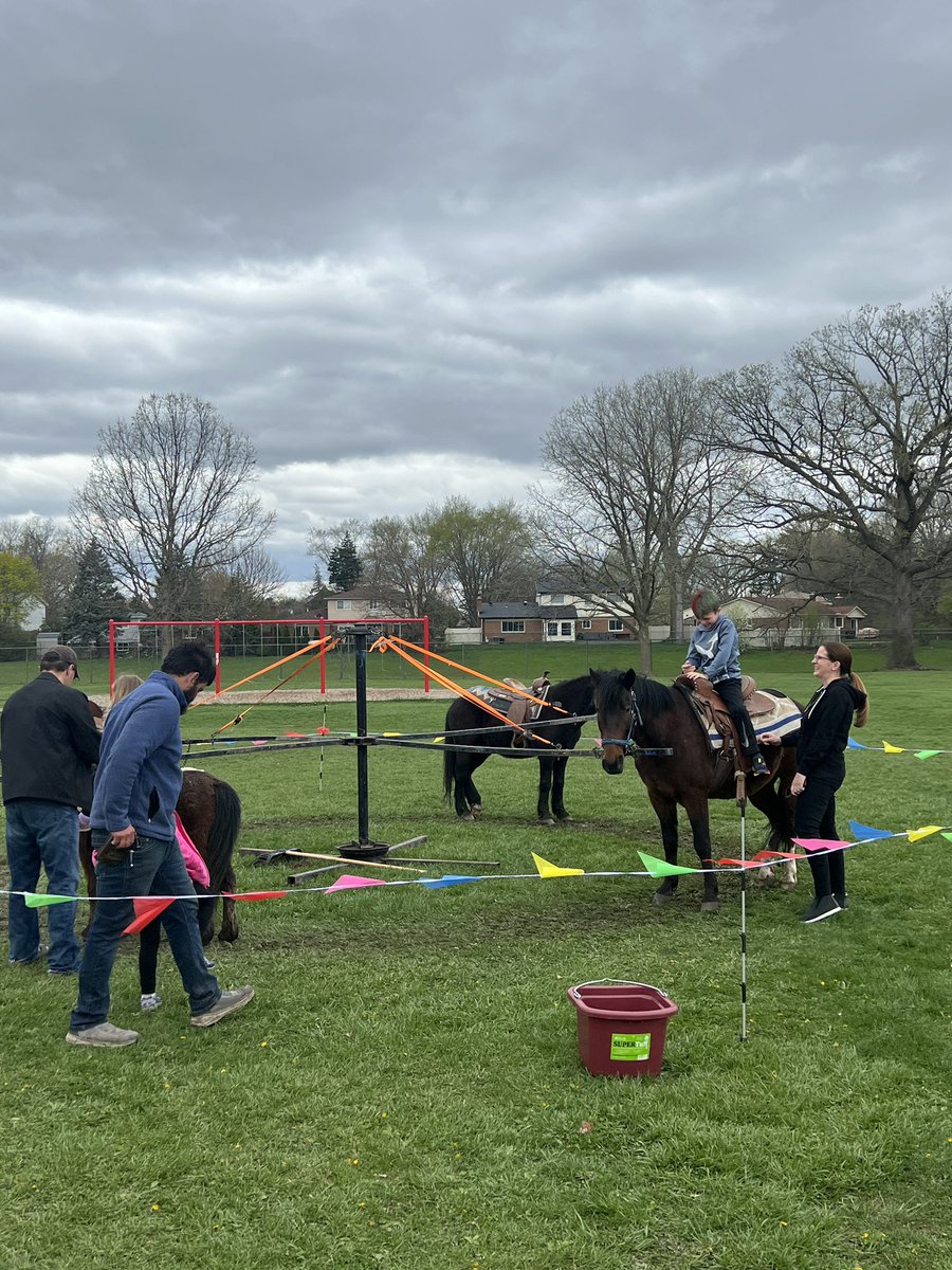 What a great day at the Costello Fair! In my element working the hockey room today.