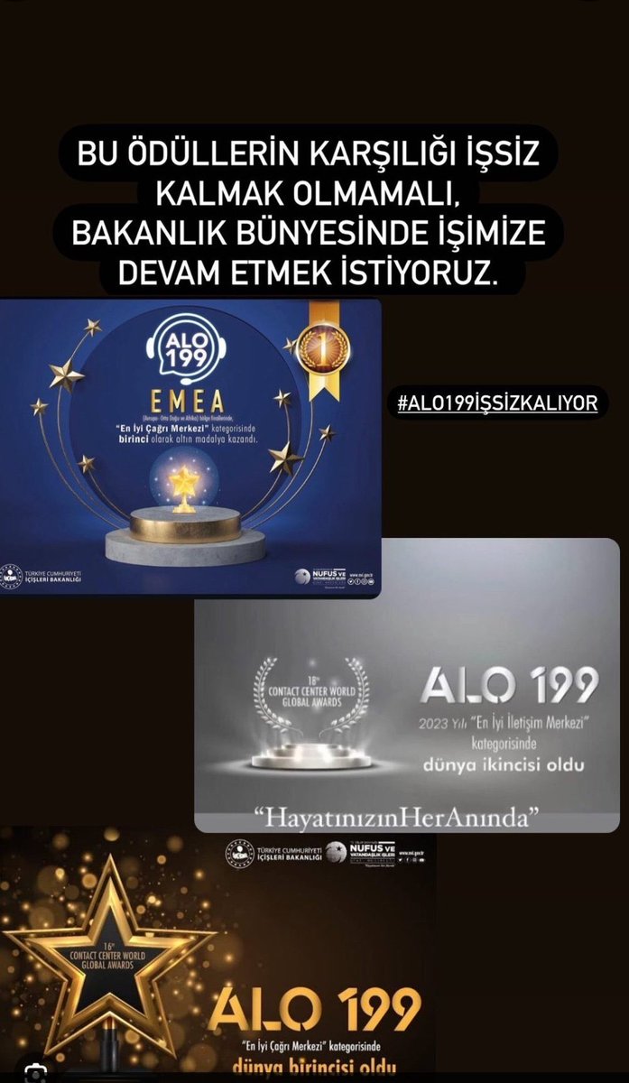 Bu ödüllerin karşılığında işsiz kalıyoruz. Emeğimiz hiçe sayılıyor. Sesimizi duyuracak cesur haberciler yok mu?📢📢📢 <a href="/nowhaber/">NOW HABER</a> #NowhaberdeHavuzaDustu