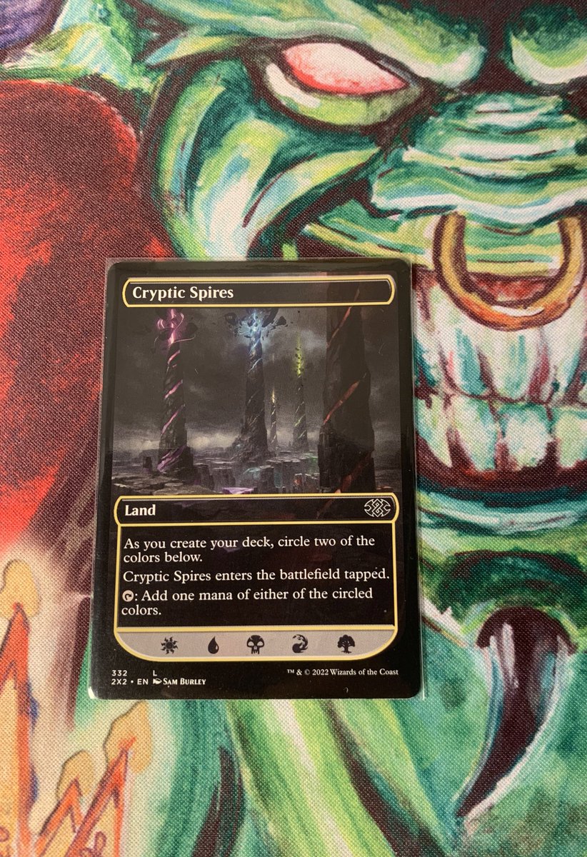 #PauperCube day 81⛰️

WHAT A FUNNY CARD

I didn’t know this card until I saw it in @Mengu09 PauperCube and honestly I found it Powerful AND funny during the draft

I’m gonna Kill the first one that really Circles the mana simbol with a Marker tho 😂😂