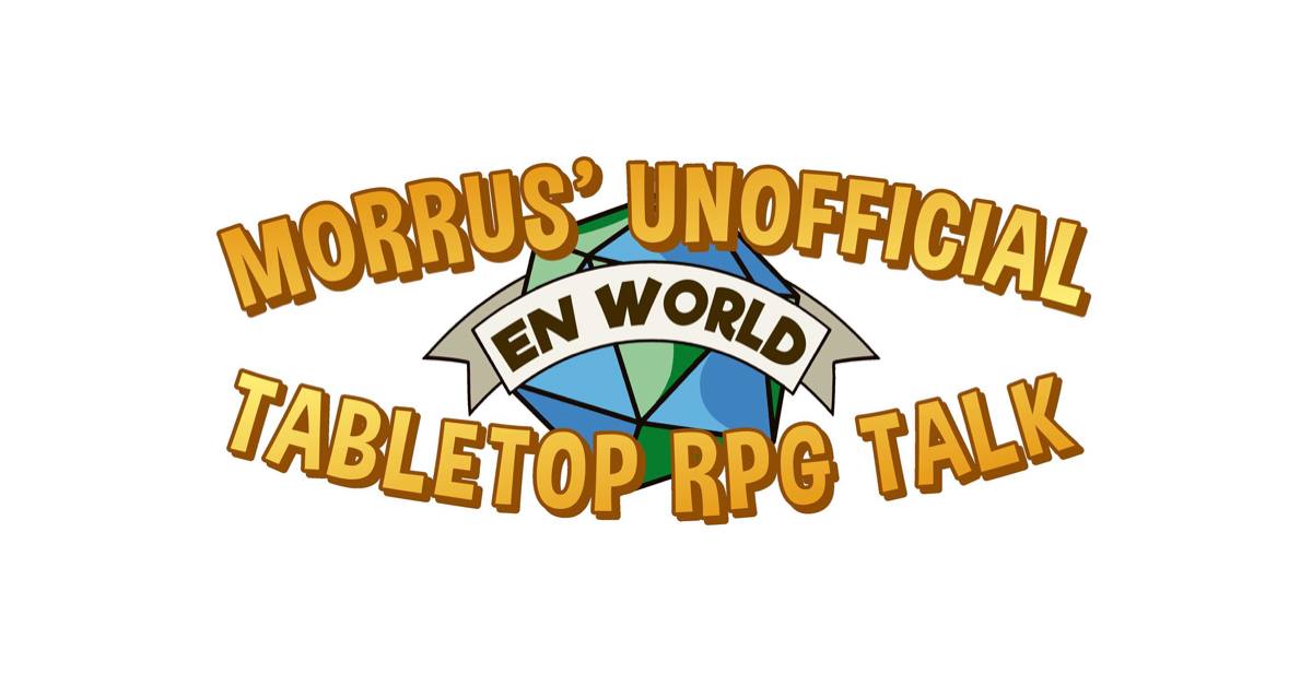 Morrus' Unofficial Tabletop RPG Talk #295 dlvr.it/T5n49t