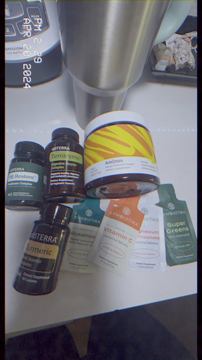 it’s part of my essence and something i value highly. bio-hacking, keeping my youth, healthy skin, brain, body ... i'm alllll about it. 

@GetKion 
@RealCymbiotika 
@doterra 

#colostrum 
#aminos 
#habitstacking