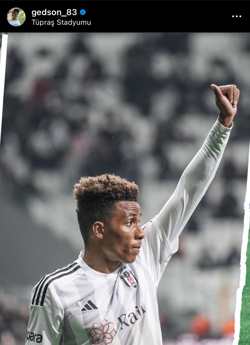 📲Gedson Fernandes'in paylaşımı:

'🦅'