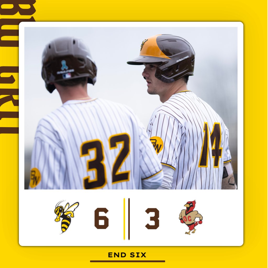 Six across through Six.

#BWBoys | @BWUBaseball